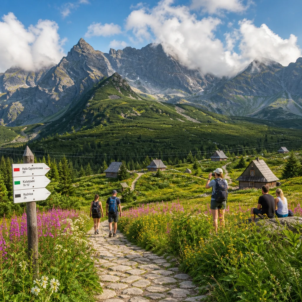 Łatwe trasy z widokiem na Tatry — gdzie iść bez dużego wysiłku?