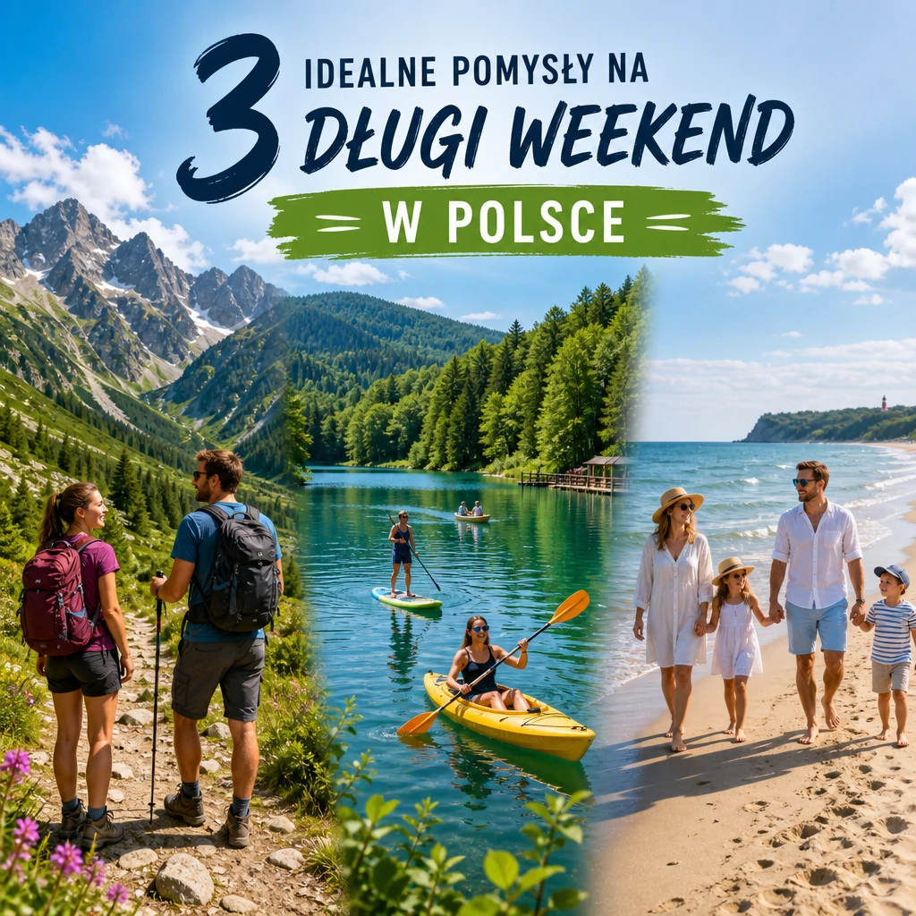 Gdzie pojechać na długi weekend majowy? Góry, jeziora czy morze?