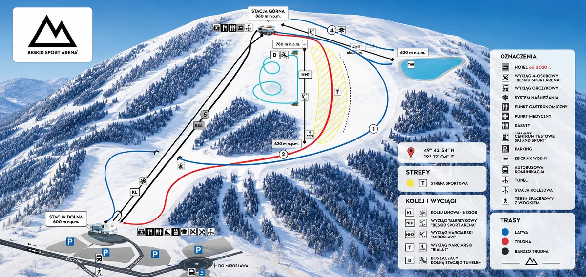 Pobliskie atrakcje: Beskid Sport Arena (BSA)